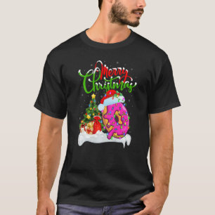 Donuts Food Xmas Decorations Santa Donuts Christm T-Shirt