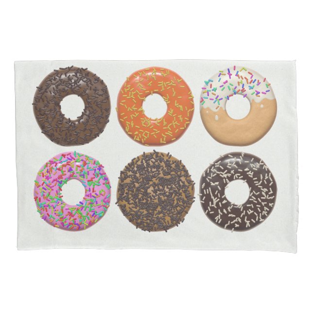 Donuts for all pillowcase (Front)