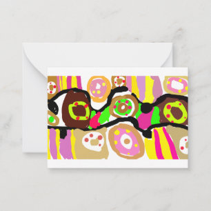 Donuts fun card
