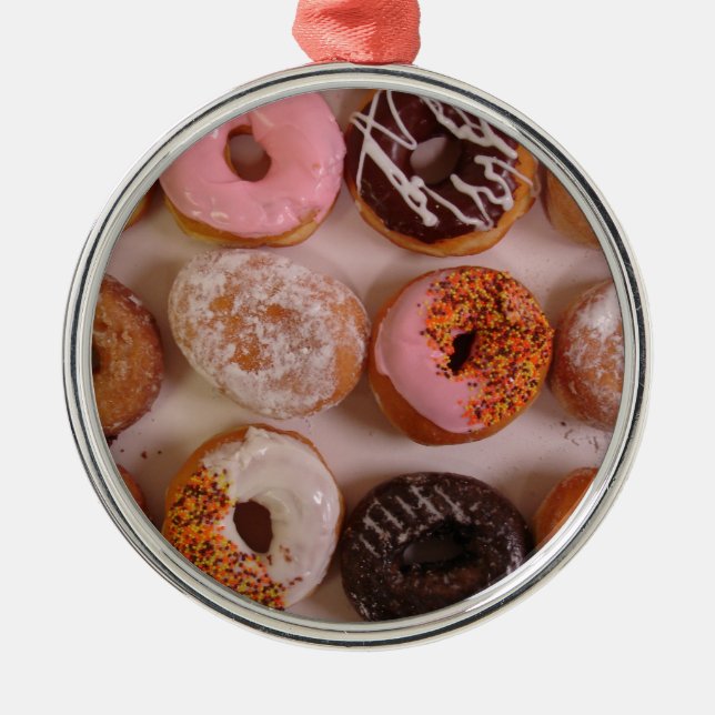 DONUTS! METAL TREE DECORATION (Front)