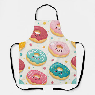 Donuts Pattern Apron