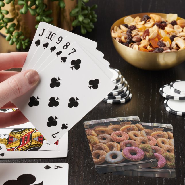 donuts playing cards (In Situ)