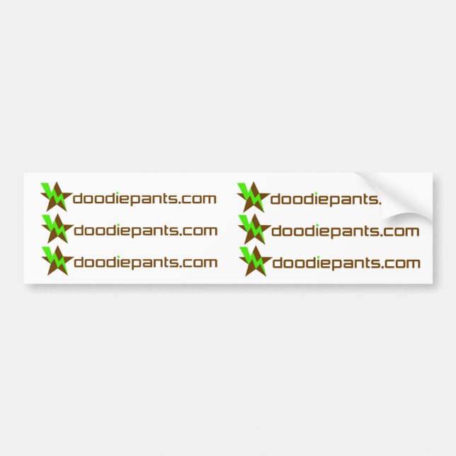 DoodiePants.com 6 Sticker Sheet (Front)