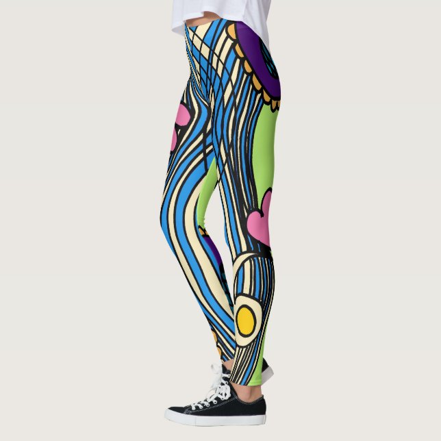 Doodle 1E Colors1 Leggings (Left)