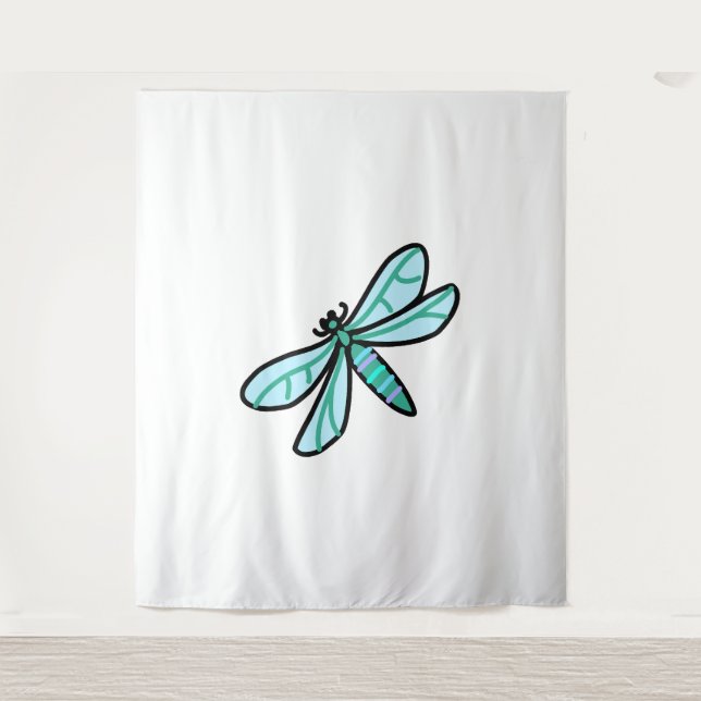 doodle a Dragonfly Tapestry (Front)
