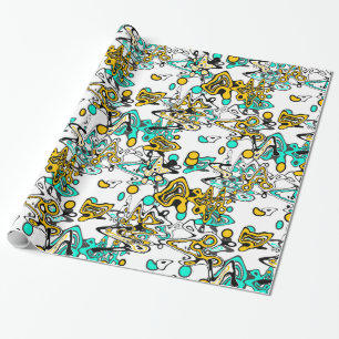 Doodle, abstract , creative wrapping paper