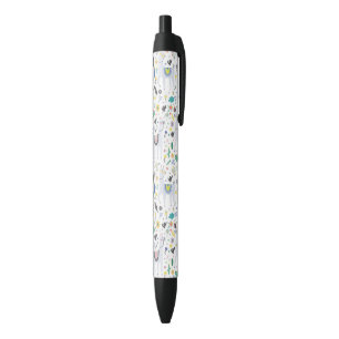 Doodle Alpaca Pattern Black Ink Pen