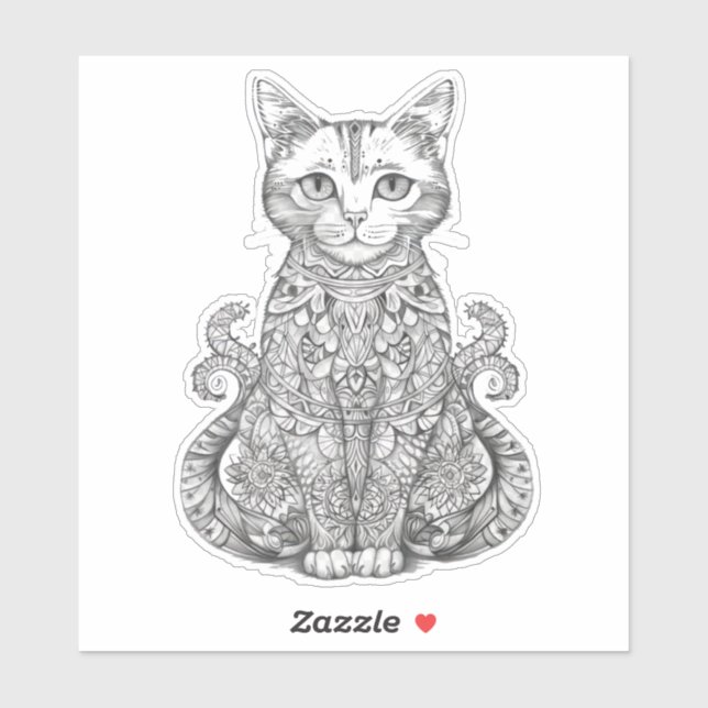 Doodle art cute cat (Sheet)