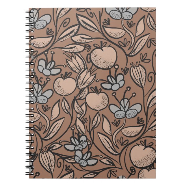 Doodle art mocha notebook (Front)