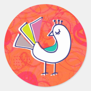 Doodle Bird Stickers