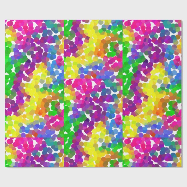 Doodle Blob wrapping paper (Flat)