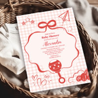 Doodle Brunch Bow Bow Baby Shower