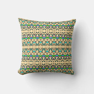 Doodle bug flowers cushion