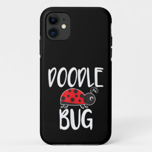 Doodle Bug Ladybug Funny Doodle Case-Mate iPhone Case