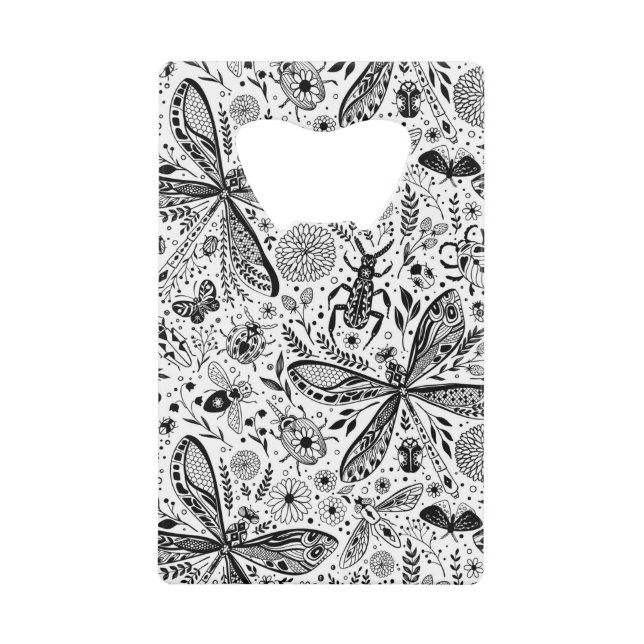 Doodle bugs on dark blue (Front)