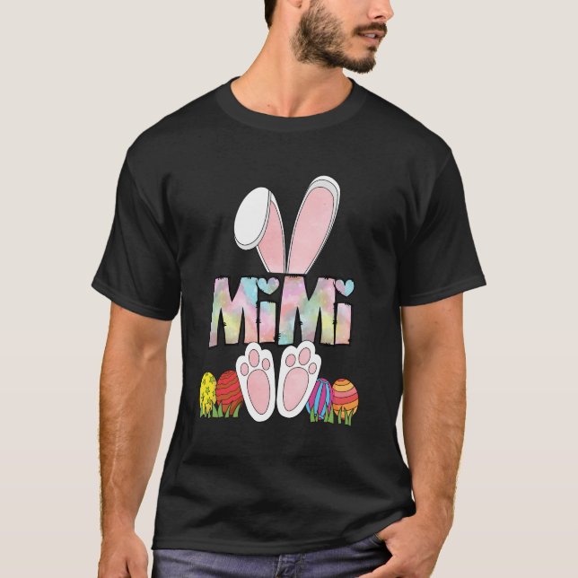 Doodle Bunny Mama Mini Bunny Mama Easter Easter T-Shirt (Front)