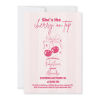 Doodle Cherry on top Baby Shower