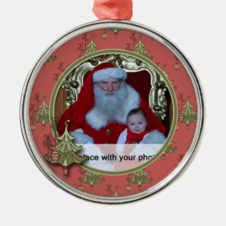 Doodle Christmas Tree Photo Ornament