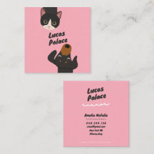 Doodle cute pets business cards