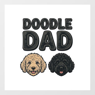 Doodle Dad Vintage Dog Dad Shirt Design_1