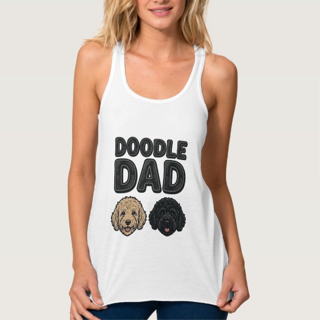 Doodle Dad Vintage Dog Dad Shirt Design_1 (Front)