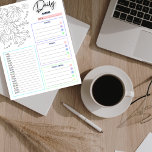 Doodle Daily To-Do List Notepad<br><div class="desc">Use this tear away notepad to scribble down all of the things that you need to get done. 
A doodle daily to-do list with simple colours that will help with your to-dos for each day.</div>