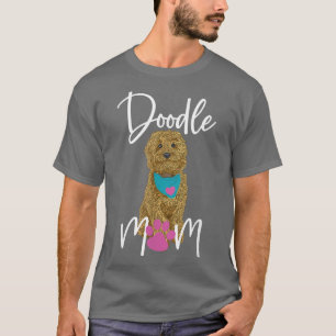 Doodle Dog Goldendoodle Doodle Mum Design T-Shirt