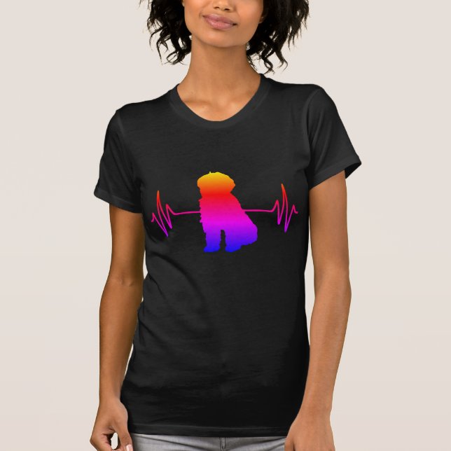 Doodle Dog Heartbeat T-Shirt (Front)