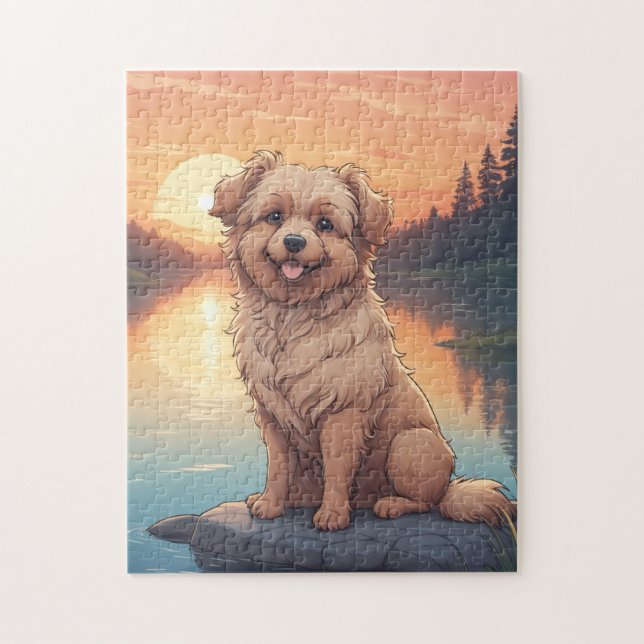 Doodle dog jigsaw puzzle (Vertical)