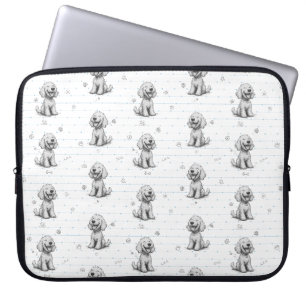 Doodle Dog Laptop Case