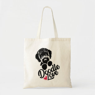 Doodle Dog Love Tote Bag