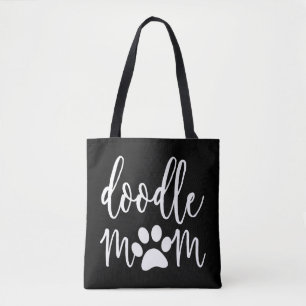 doodle dog mom  tote bag