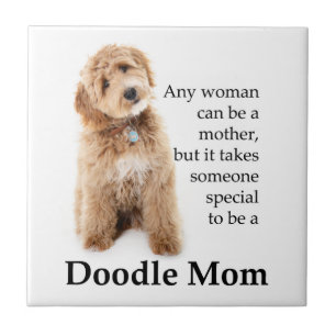 Doodle Dog Mum Tile