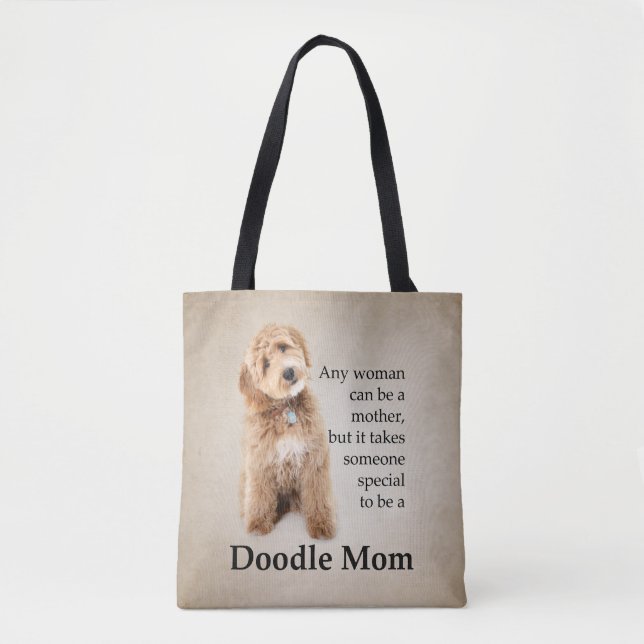 Doodle Dog Mum Tote Bag (Front)