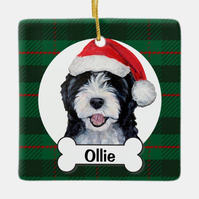 Doodle Dog Ornament (Front)