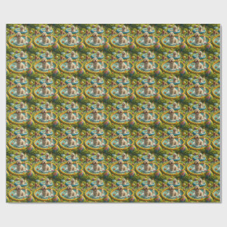 Doodle Dog Summer Wrapping Paper