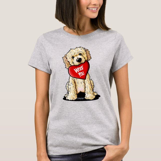 Doodle Dog Valentine T-Shirt (Front)