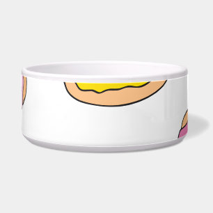 Doodle doughnuts pattern, seamless design.