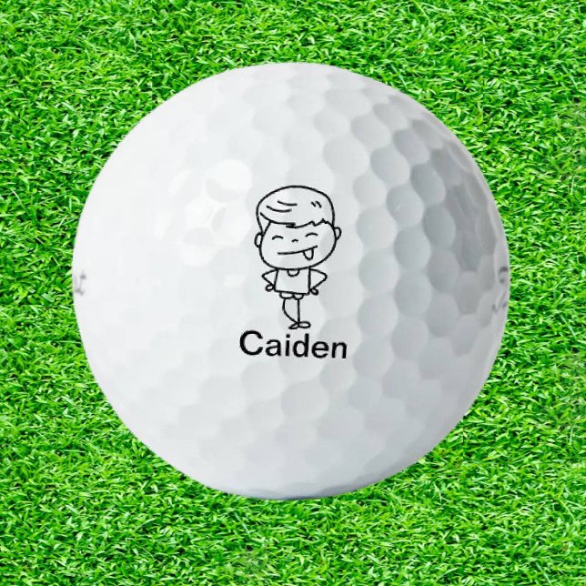  Doodle father Son Golf Gift Golf Balls (Tee Off with Love: Doodle Dad’s Ultimate Golf Gift!)