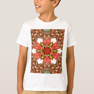 Doodle Floral Art Print T-Shirt