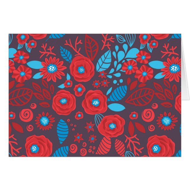 Doodle floral pattern (Front Horizontal)