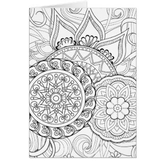 Doodle Flowers And Mandalas