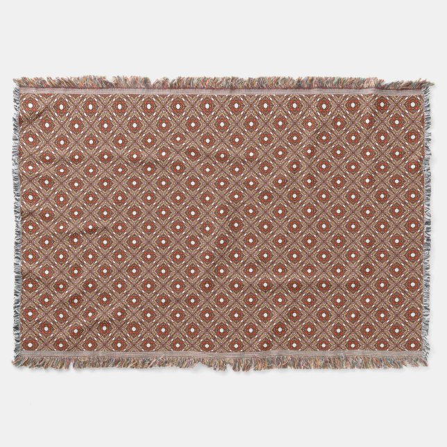 Doodle Frames Throw Blanket (Front)