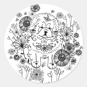 DOODLE GARDEN Chow stickers