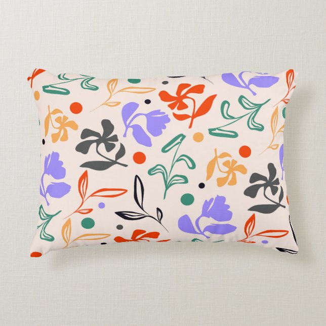 Doodle Garden Decorative Cushion (Front)