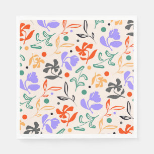 Doodle Garden Napkin