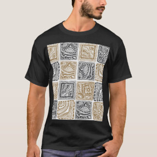 Doodle geometric, vintage abstract pattern. T-Shirt