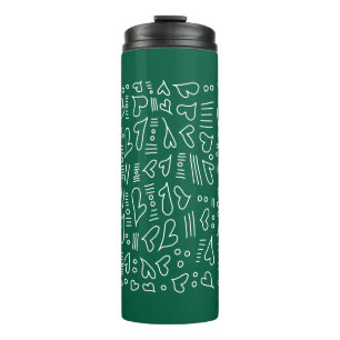 Doodle hearts 35 thermal tumbler