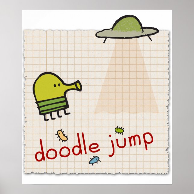 Doodle Jump Canvas Print (Front)