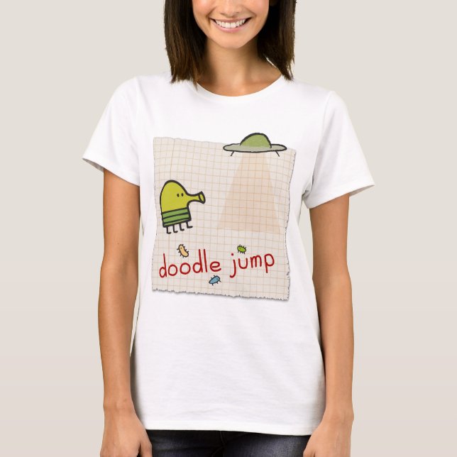 Doodle Jump UFO 2 T-Shirt (Front)